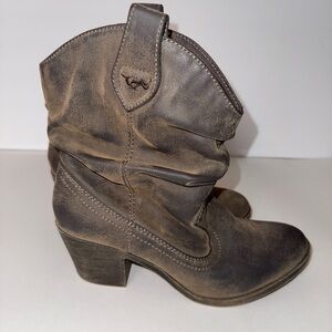 Rocket‎ Dog Women’s Sheriff Slouch Boots Brown US Women Size 8 Western